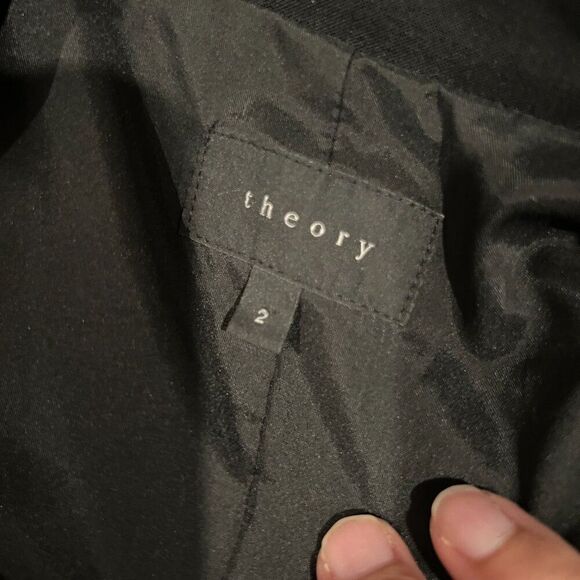 Theory black blazer size 2 - Picture 8 of 8